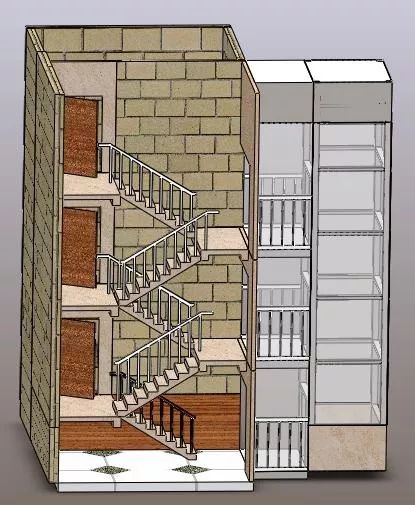 加装电梯的四种入户方式该怎么选？(图7)